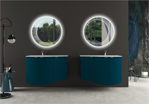 {{photo.Alt || photo.Description || 'Тумба с раковиной подвесная CEZARES RIALTO 104 Blu Petrolio, правосторонняя'}}