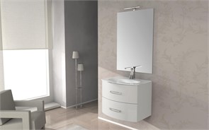 Тумба с раковиной подвесная CEZARES STING 70 Bianco Lucido 54657