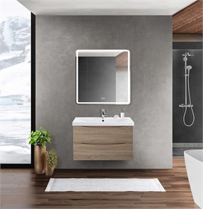 {{photo.Alt || photo.Description || 'Тумба с раковиной подвесная BelBagno MARINO-CER 80 Rovere Bianco, раковина белая'}}