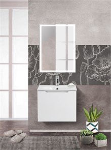 {{photo.Alt || photo.Description || 'Тумба с раковиной подвесная с одним ящиком BelBagno ETNA 60 Bianco Lucido, раковина белая'}}