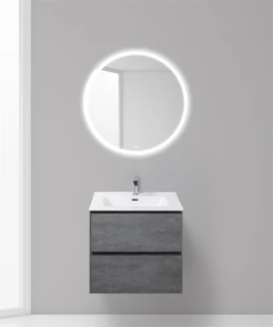 {{photo.Alt || photo.Description || 'Тумба с раковиной подвесная BelBagno PIETRA 60 Stucco Cemento, раковина белая'}}