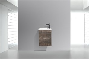 {{photo.Alt || photo.Description || 'Тумба с раковиной подвесная с дверкой BelBagno PIETRA MINI 40-R Stone, раковина белая'}}