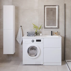 {{photo.Alt || photo.Description || 'Тумба с раковиной напольная BelBagno KRAFT-LVD 120 Bianco Opaco, раковина белая правая'}}