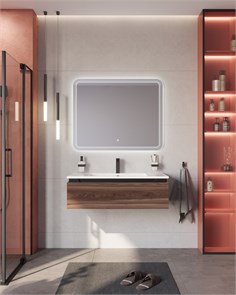 {{photo.Alt || photo.Description || 'Тумба с раковиной подвесная CEZARES SLIDER 100 Орех дымчатый, раковина белая'}}