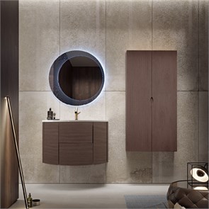 {{photo.Alt || photo.Description || 'Тумба со стеклянной раковиной подвесная CEZARES EDEN 91 Rovere scuro Soft, раковина белая'}}