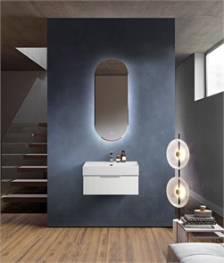 {{photo.Alt || photo.Description || 'Тумба с раковиной подвесная и одним выдвижным ящиком CEZARES PREMIUM 70 Plisse Bianco opaco, раковина белая'}}