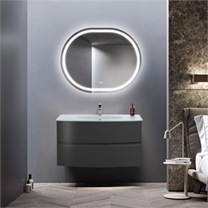 {{photo.Alt || photo.Description || 'Тумба со стеклянной раковиной подвесная CEZARES ELETTRA 100 Grafite, раковина белая'}}