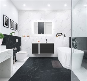 {{photo.Alt || photo.Description || 'Тумба с раковиной подвесная CEZARES BELLAGIO 106 Grafite, правосторонняя'}}