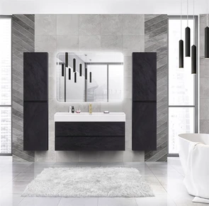 {{photo.Alt || photo.Description || 'Тумба с раковиной подвесная CEZARES MOLVENO 46 120 Nero, раковина белая'}}