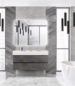 {{photo.Alt || photo.Description || 'Тумба с раковиной подвесная CEZARES MOLVENO 46 120 Ossido, раковина белая'}}