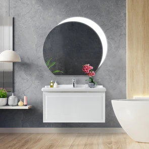 {{photo.Alt || photo.Description || 'Тумба с раковиной и одним выкатным ящиком подвесная CEZARES GIUBILEO 100 Bianco Lucido, раковина белая'}}