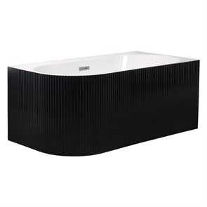 {{photo.Alt || photo.Description || 'Ванна акриловая Azario LAGO BLANCO BLACK 1700х750х580 пристенная, правосторонняя, в комплекте с сифоном и металлической рамой, белый глянец/черный матовый (AZ-6724-1CRB 17075)'}}