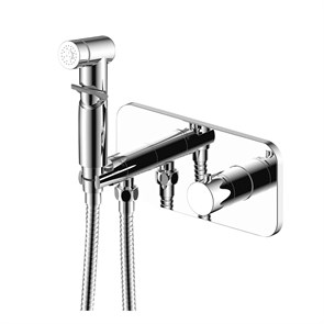 {{photo.Alt || photo.Description || 'Смеситель Rossinka X термостатический с гигиеническим душем, встраиваемый (X25-59)'}}