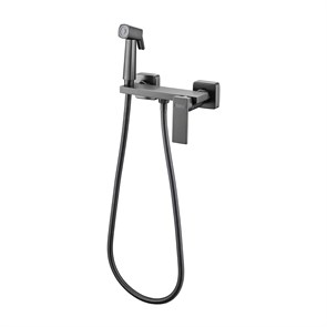 Гигиенический душ со смесителем Haiba оружейная сталь (HB5517-3) HB5517-3