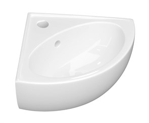 {{photo.Alt || photo.Description || 'Раковина угловая Керамин Лаго 55 555х430х120 подвесная, крепление в комплекте, белый (CS00087558)'}}