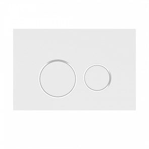 {{photo.Alt || photo.Description || 'Клавиша смыва Teymi Lina (подходит для инсталляций T70011, T70033, T70035) двойной смыв белый матовый окантовка хром T70106'}}