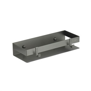 {{photo.Alt || photo.Description || 'Полка для душа прямая Lemark SHELF LINE 300 мм из нерж. стали с крючками, графит (9776051)'}}