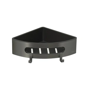 {{photo.Alt || photo.Description || 'Полка для душа угловая Lemark SHELF LINE из нерж. стали с крючками, графит/вставка-пластик графит (9776048)'}}