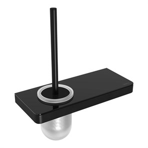 {{photo.Alt || photo.Description || 'Ёршик для унитаза Lemark GLASS LINE с держателем и полкой, чёрный матовый/черное стекло (9762033)'}}