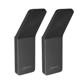 {{photo.Alt || photo.Description || 'Крючок одинарный Lemark SMOOTH LINE для полотенец и халатов, чёрный матовый (9712002)'}}