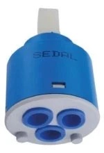 Картридж SEDAL с керам. пластинами 40 мм Lemark короткий, блистер (LM8505P-BL) LM8505P-BL