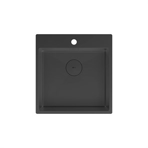 {{photo.Alt || photo.Description || 'Кухонная мойка Lemark JANGA 490 прямоугольная из нержавеющей стали цвет: чёрный матовый (9932108)'}}