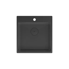 {{photo.Alt || photo.Description || 'Кухонная мойка Lemark JANGA 490 прямоугольная из нержавеющей стали цвет: чёрный матовый (9932108)'}}