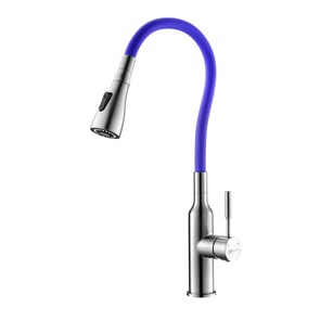 {{photo.Alt || photo.Description || 'Смеситель для кухни Lemark с гибким  изливом (LM5082S-Violet)'}}