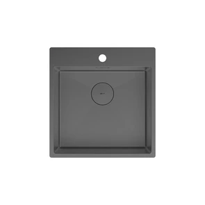 {{photo.Alt || photo.Description || 'Кухонная мойка Lemark JANGA 490 прямоугольная из нержавеющей стали цвет: графит (9936107)'}}