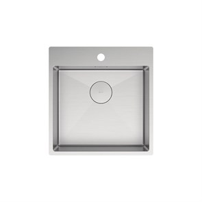 {{photo.Alt || photo.Description || 'Кухонная мойка Lemark JANGA 490 прямоугольная из нержавеющей стали цвет: сталь (9937105)'}}