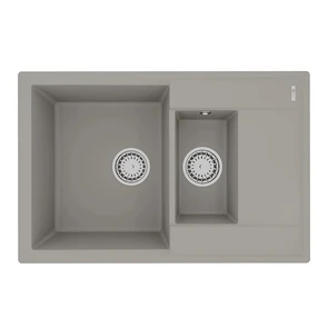 {{photo.Alt || photo.Description || 'Кухонная мойка Lemark RAMZA 760 врезная прямоугольная с доп.чашей и крылом из кварцгранита цвет: Грей (9910039)'}}