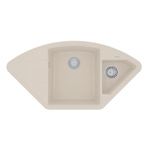 {{photo.Alt || photo.Description || 'Кухонная мойка Lemark IRKANA 980 врезная угловая с доп. чашей и крылом из кварцгранита цвет: Шампань  (9910048)'}}