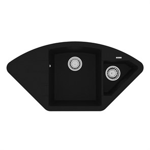 {{photo.Alt || photo.Description || 'Кухонная мойка Lemark IRKANA 980 врезная угловая с доп. чашей и крылом из кварцгранита цвет: Антрацит  (9910043)'}}