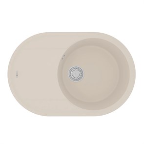 {{photo.Alt || photo.Description || 'Кухонная мойка Lemark LACHA 760 врезная овальная с крылом из кварцгранита цвет: Шампань  (9910060)'}}