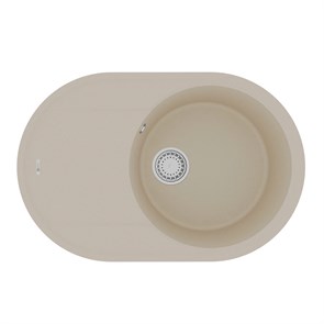 {{photo.Alt || photo.Description || 'Кухонная мойка Lemark LACHA 760 врезная овальная с крылом из кварцгранита цвет: Бежевый (9910056)'}}