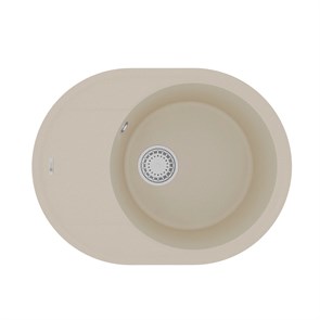 {{photo.Alt || photo.Description || 'Кухонная мойка Lemark LACHA 620 врезная овальная с крылом из кварцгранита цвет: Бежевый (9910050)'}}