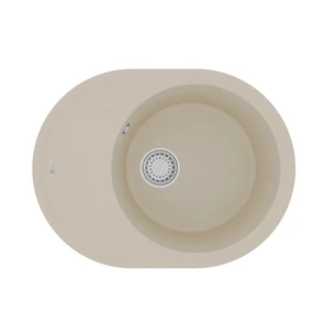{{photo.Alt || photo.Description || 'Кухонная мойка Lemark LACHA 620 врезная овальная с крылом из кварцгранита цвет: Бежевый (9910050)'}}