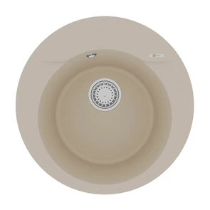 {{photo.Alt || photo.Description || 'Кухонная мойка Lemark SULA 500 врезная круглая из кварцгранита круглая цвет: Бежевый (9910002)'}}
