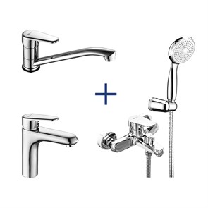 {{photo.Alt || photo.Description || 'Комплект смесителей Lemark Point "3 в 1" (LM0381C)'}}