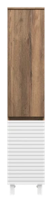 {{photo.Alt || photo.Description || 'Шкаф - пенал Brevita Dakota 35 универсальный левый (белый)'}}