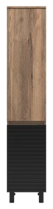 {{photo.Alt || photo.Description || 'Шкаф - пенал Brevita Dakota 35 универсальный левый (черный)'}}