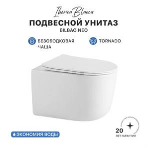 {{photo.Alt || photo.Description || 'Унитаз подвесной IBERICA BLANCA BILBAO NEO Tornado белый (IB.BLN.234.1B1)'}}