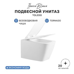 {{photo.Alt || photo.Description || 'Унитаз подвесной IBERICA BLANCA TOLEDO Tornado белый (IB.TLD.234.1B1)'}}