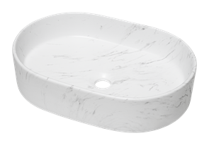 {{photo.Alt || photo.Description || 'Раковина Milleau  Nuage MU0055B-MWM 50 (белый мрамор)'}}