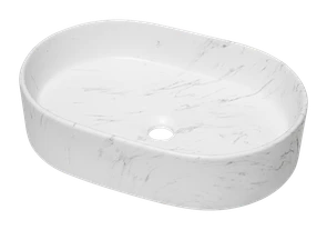 {{photo.Alt || photo.Description || 'Раковина Milleau  Nuage MU0055B-MWM 50 (белый мрамор)'}}