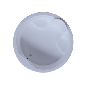 {{photo.Alt || photo.Description || 'Акриловая круглая ванна Aquatek Аура 180 без фронтального экрана, без гидромассажа, вклеенный каркас'}}