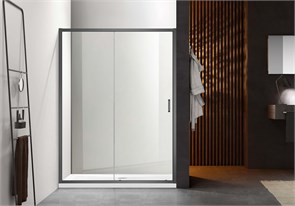 {{photo.Alt || photo.Description || 'Душевая дверь двухэлементная, раздвижная 200х100, оружейная сталь'}}