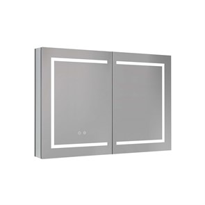 {{photo.Alt || photo.Description || 'Шкаф зеркало для ванной с подсветкой Aquatek AQ7104-MLC, прямоугольное, сенсорное управление, 1000*700*133'}}