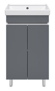 {{photo.Alt || photo.Description || 'Тумба под раковину Misty Майна 50 напольная (графит, белая)'}}