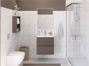 {{photo.Alt || photo.Description || 'Тумба с раковиной подвесная BelBagno UNO-MINI 60 Бежевый матовый, раковина BB-8099-3-60'}}